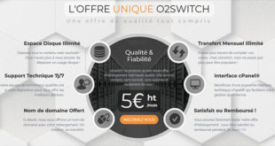 Tarification o2switch