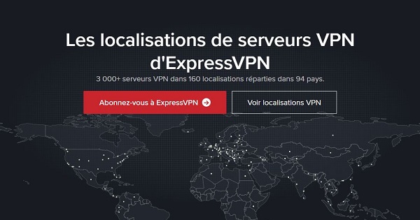 pays couverts par expressvpn